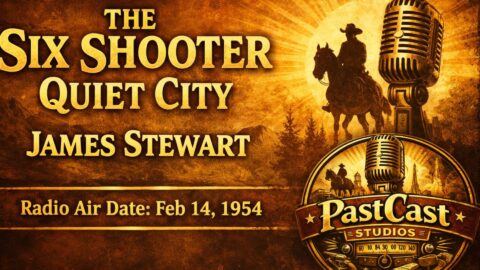 The Six Shooter “Quiet City” Radio Air Date: Feb 14, 1954 | James Stewart as Britt Ponset